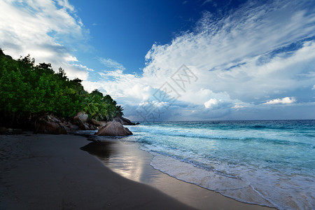塞舌尔海滩LaDi图片