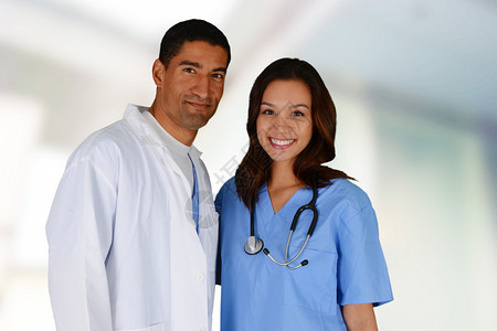 在医院设置的医生和护士小组图片