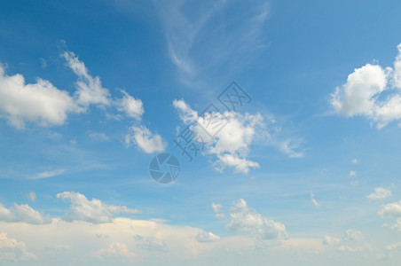 美丽的蓝天云淡风轻背景图片