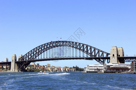 悉尼海港大桥是澳大利亚著名的地图片