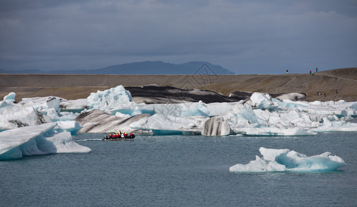 冰岛Jokulsarlon冰川环礁湖图片