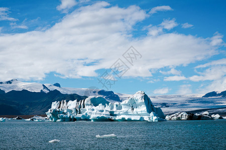 冰岛Vatnajokull附近的Jokulsar图片