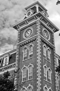 旧时钟塔阿肯色州大学校园图片
