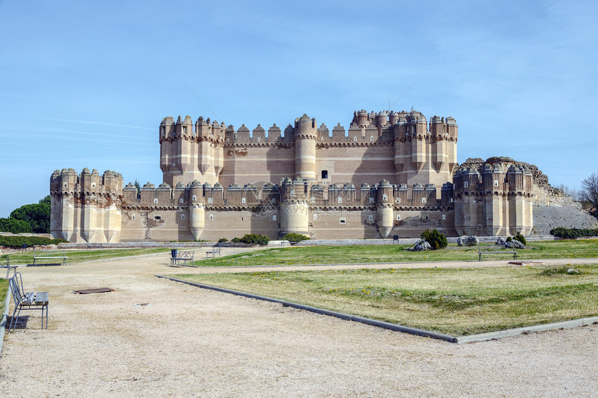 科卡城堡CastillodeCoca是15世纪建造的防御工事图片