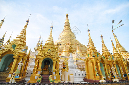 缅甸仰光的Shwedagon图片