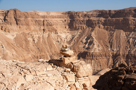 以色列死海沙漠峡谷旅游景图片