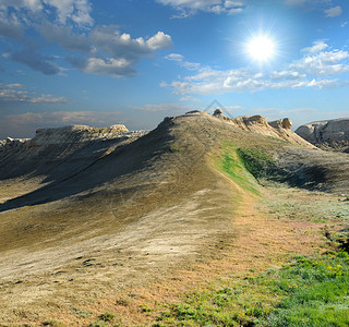 乌斯秋尔特东北部的沙勒卡尔努拉高原亚洲哈萨克斯坦图片
