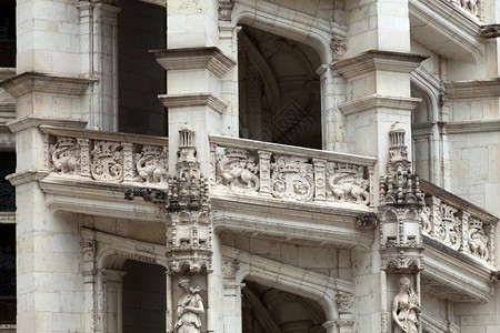 皇家布卢瓦城堡弗朗西斯一世翼楼的螺旋楼梯图片