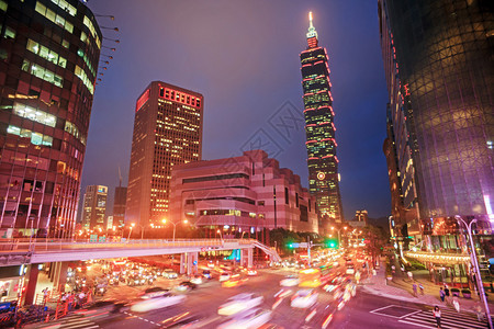 台北市的景色美观台湾用于adv或图片