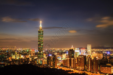 台北市风景美观台湾用于促图片