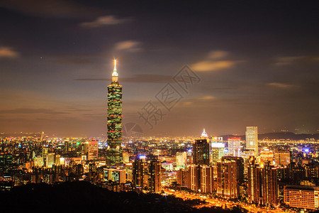 台北市风景美观台湾用于促图片