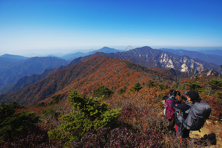 韩国美丽的雪岳山图片