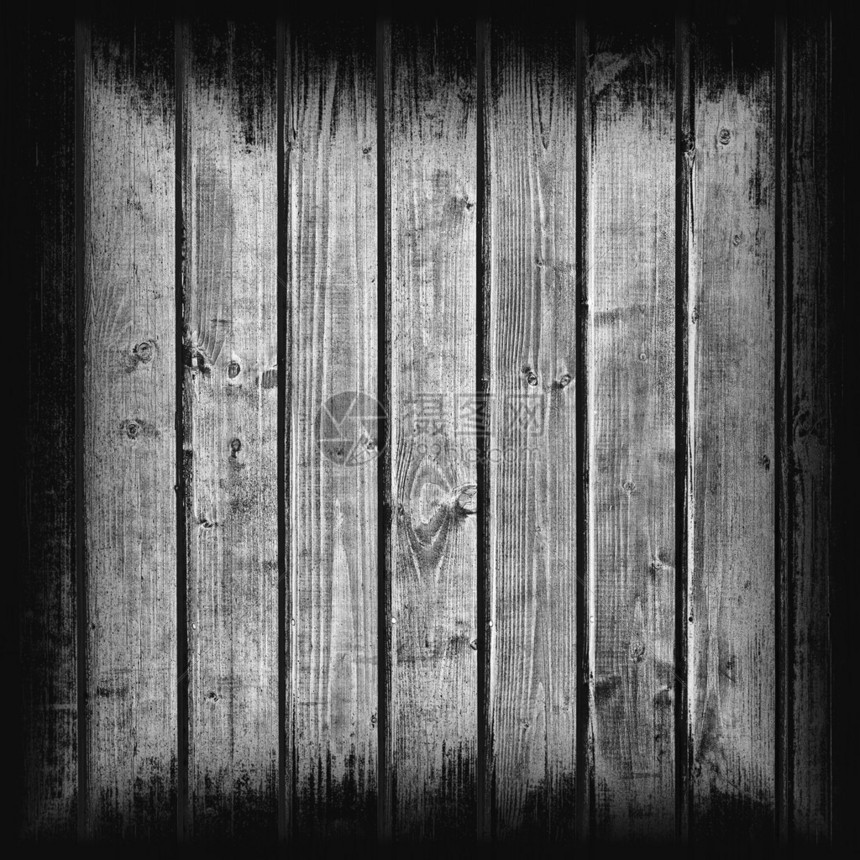 木板的黑白背景图片