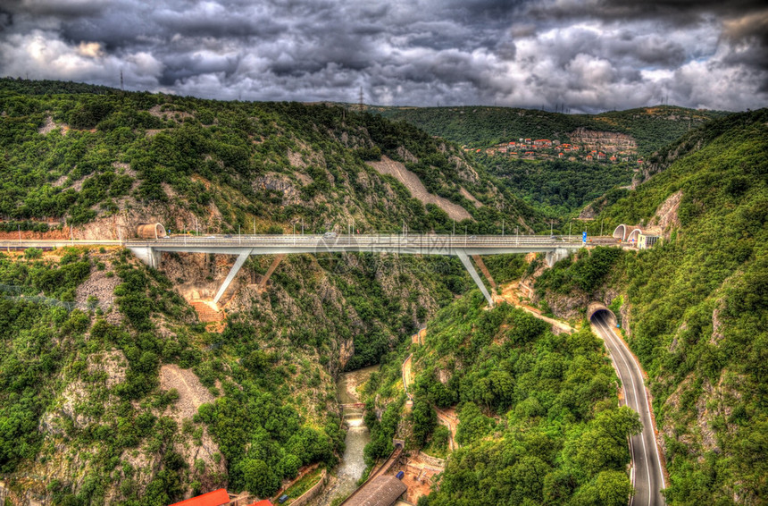 克罗地亚里耶卡的高速图片