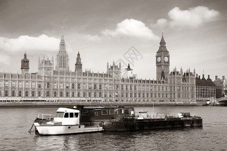 BigBen和伦敦的议会大厦图片