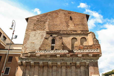 意大利罗马古老建筑的外墙图片