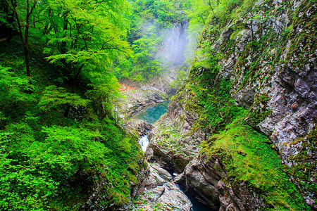 斯洛文尼亚Skocjan洞穴附背景图片