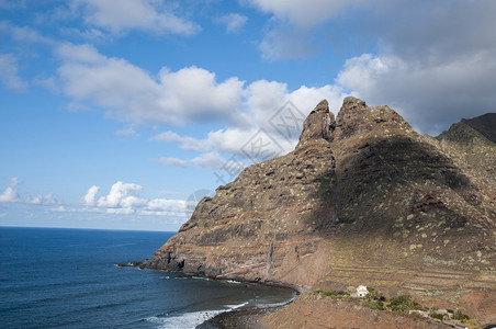 加那利群岛的特内里费岛悬崖图片