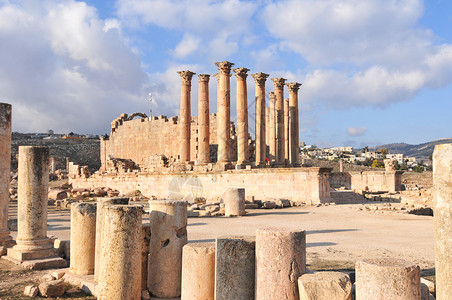 约旦Jerash的Artemis图片