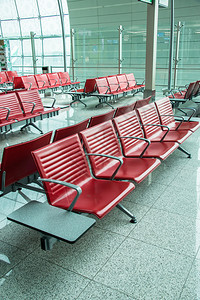 机场休息区的椅子图片
