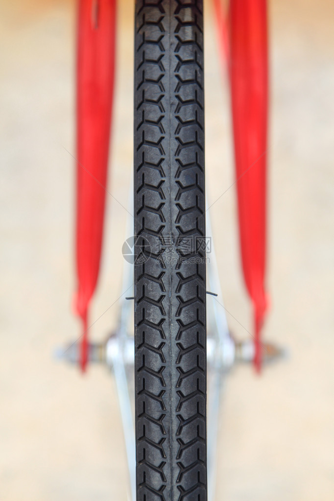 自行车轮胎细节图片