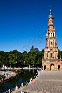 西班牙广场PlazadeEspaa摩尔风格的城市群图片