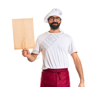 拿着木工具的厨师图片