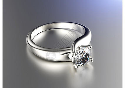带钻石的结婚戒指时尚首饰背景图片