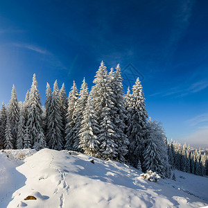 山上的蓝天白雪皑图片