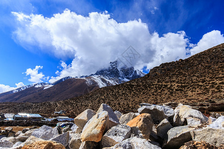 喜马拉雅山地景象雪覆盖图片