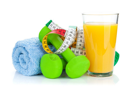 两种绿色哑巴胶片和橙汁健康和健康白种图片