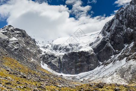 新西兰南阿尔卑斯山Fjordla图片