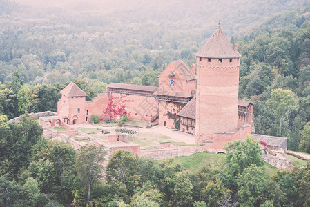 Turaida古老城堡古图片
