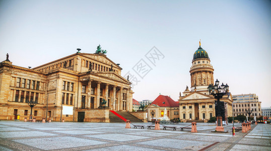 德意志柏林音乐厅的宪兵高清图片