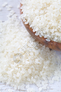 亚洲白米或未煮过的白米图片