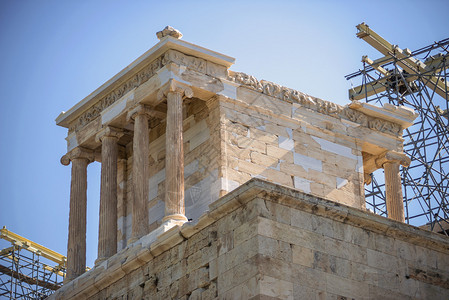 雅典卫城的神殿图片