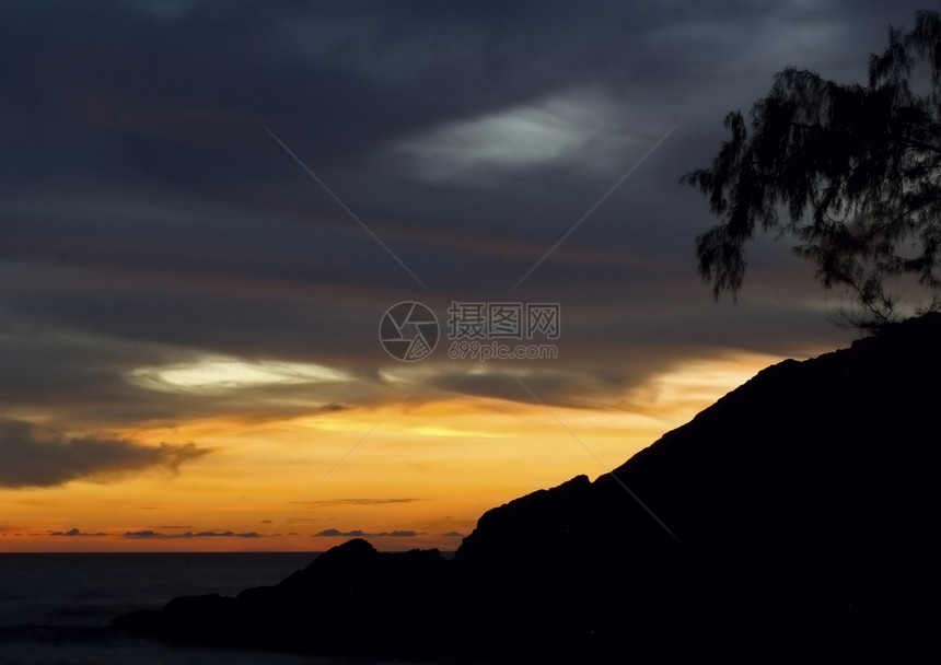 美丽的海滩热带岛屿上的海滩图片