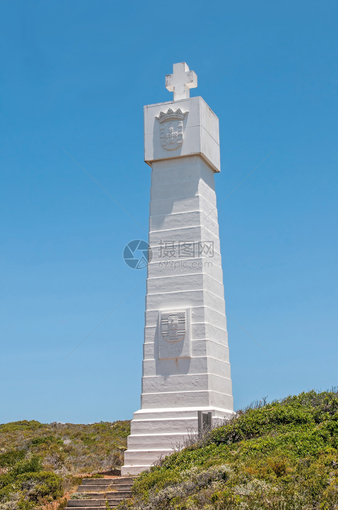 桌山公园开普角部分的纪念碑图片