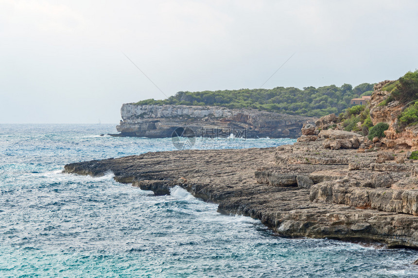 美丽的野生热带海岸地图片