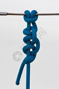 编手绳系着绳索的吊绳紧背景