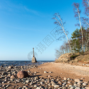 波罗的海沿岸灯塔旧遗址图片
