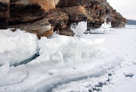 Baikal湖冬季风景及图片