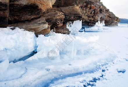 Baikal湖冬季风景及图片