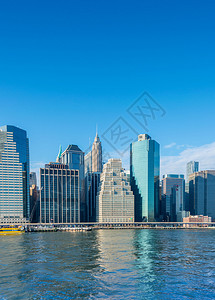 曼哈顿市中心全景图片