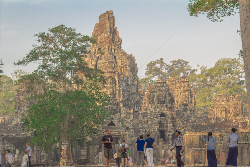 KambodzheArhitektura的Angkor寺庙综合建筑图片