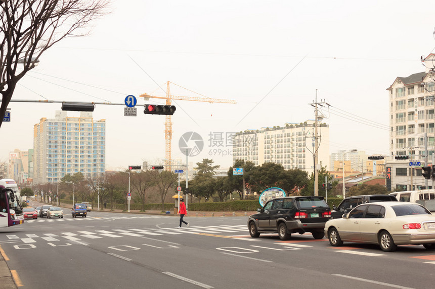 韩国济州岛交通状况图片