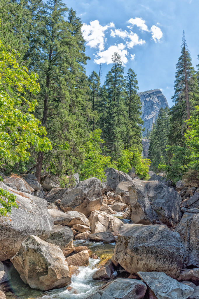 YosemitePark夏天落下阳图片