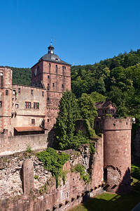 海德堡城德国海德堡中世纪城堡图片
