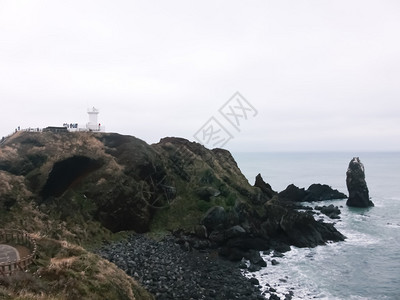 韩国济州岛的冬季风景图片