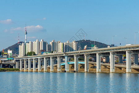 韩国首尔市的风景图片